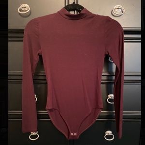 Plum bodysuit